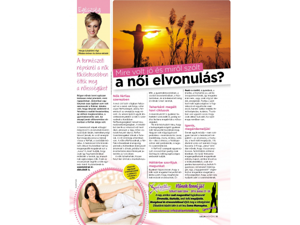 MIRE VOLT JÓ ÉS MIRŐL SZÓLT A NŐI ELVONULÁS? MIRE VOLT JÓ ÉS MIRŐL SZÓLT A NŐI ELVONULÁS?