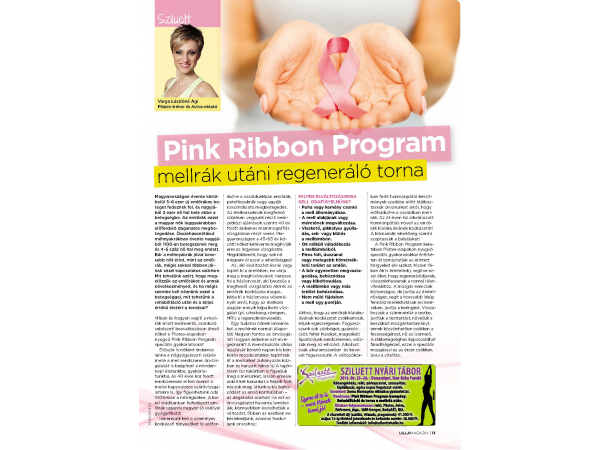 MELLRÁK UTÁNI REGENERÁLÓ TORNA – PINK RIBBON PROGRAM