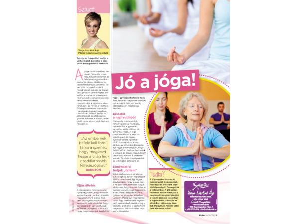 JÓ A JÓGA! JÓ A JÓGA!