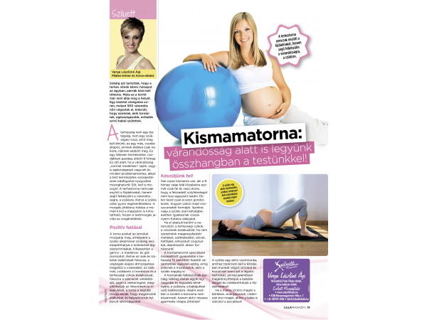 KISMAMA TORNA – VÁRANDÓSSÁG ALATT IS LEGYÜNK ÖSSZHANGBAN A TESTÜNKKEL!